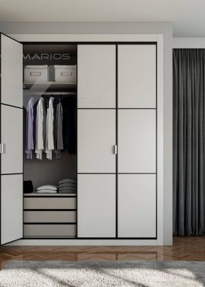 Armario a Medida de Rincón con Puertas Plegables