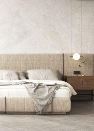 Dormitorio Cabezal Tapizado de F. Franco Forniture.