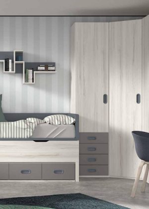 Dormitorio Juvenil Formas 1