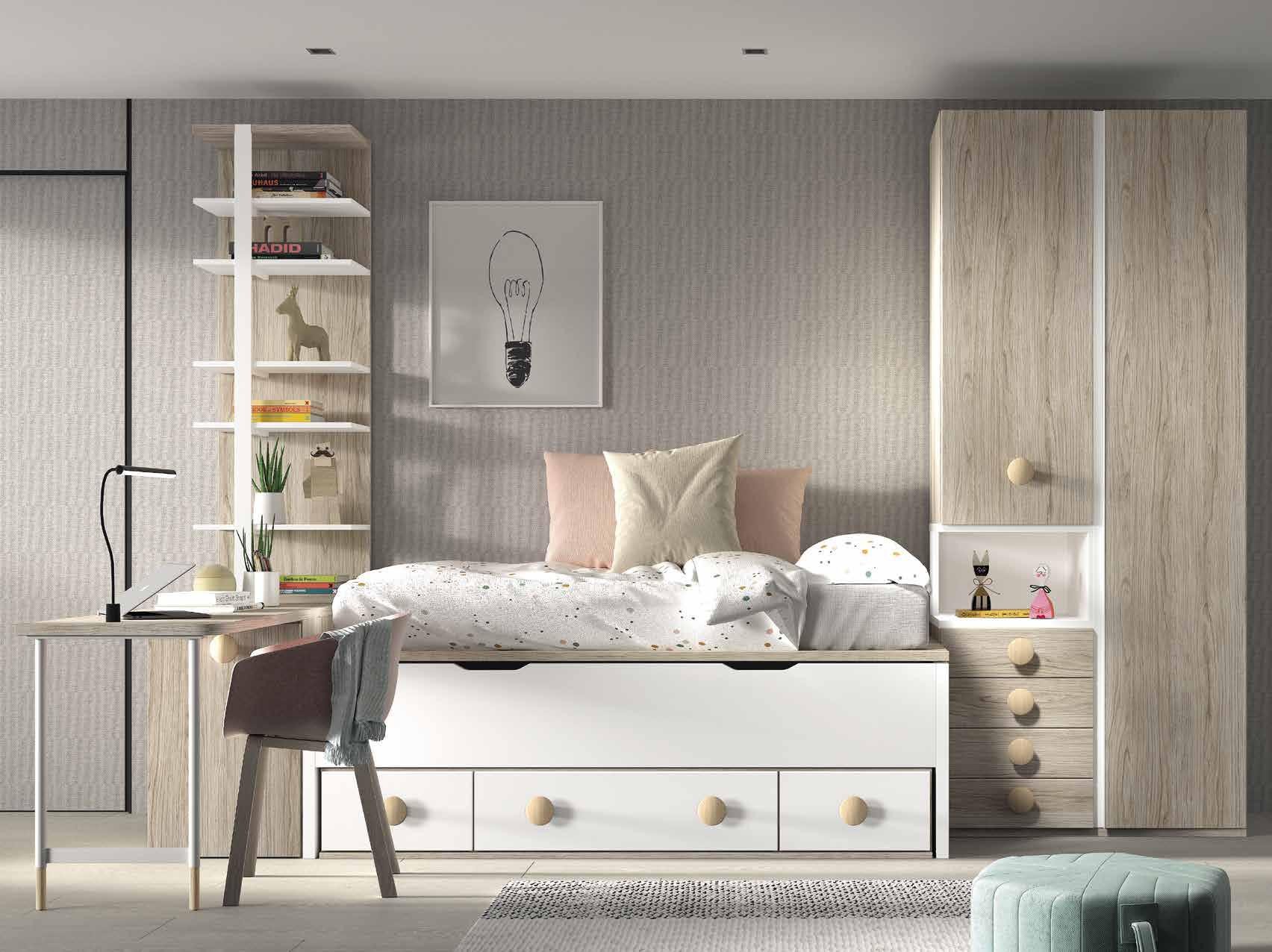 Dormitorio Juvenil Formas 4