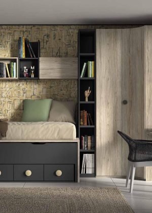 Dormitorio Juvenil Formas 7