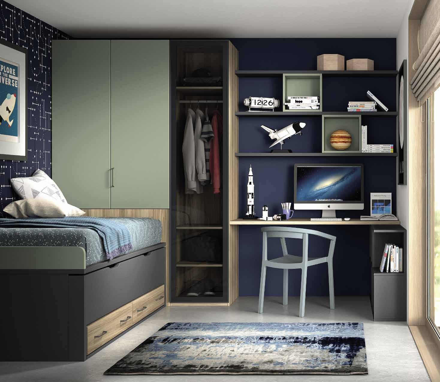 Dormitorio Juvenil Formas 10