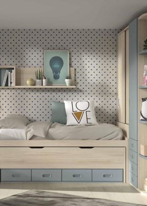 Dormitorio Juvenil Formas 17
