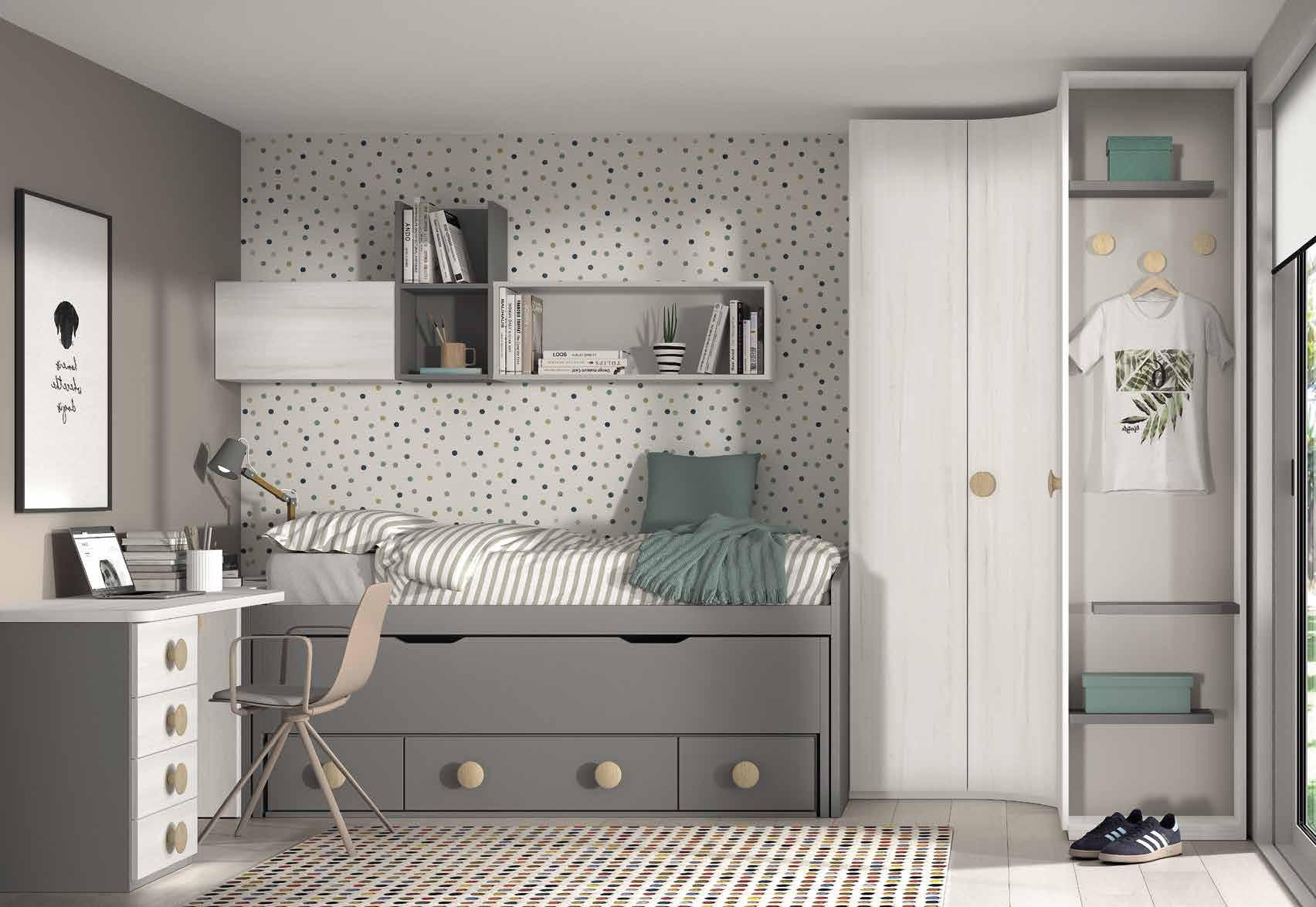 Dormitorio Juvenil Formas 18