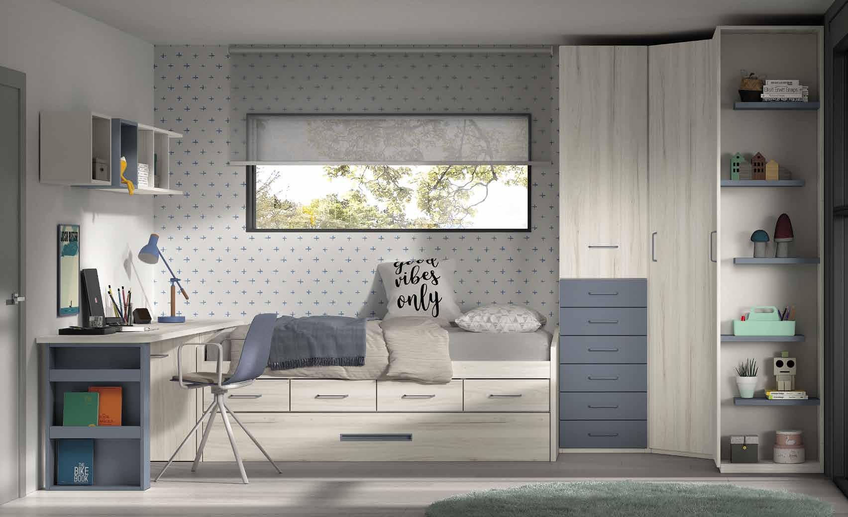Dormitorio Juvenil Formas 23