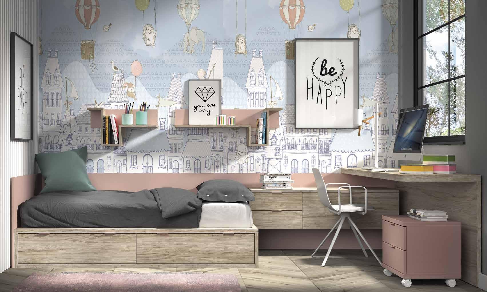 Dormitorio Juvenil Formas 103