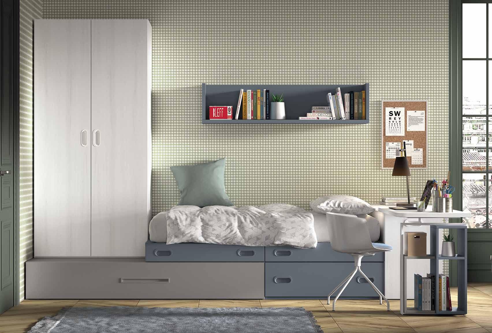 Dormitorio Juvenil Formas 154