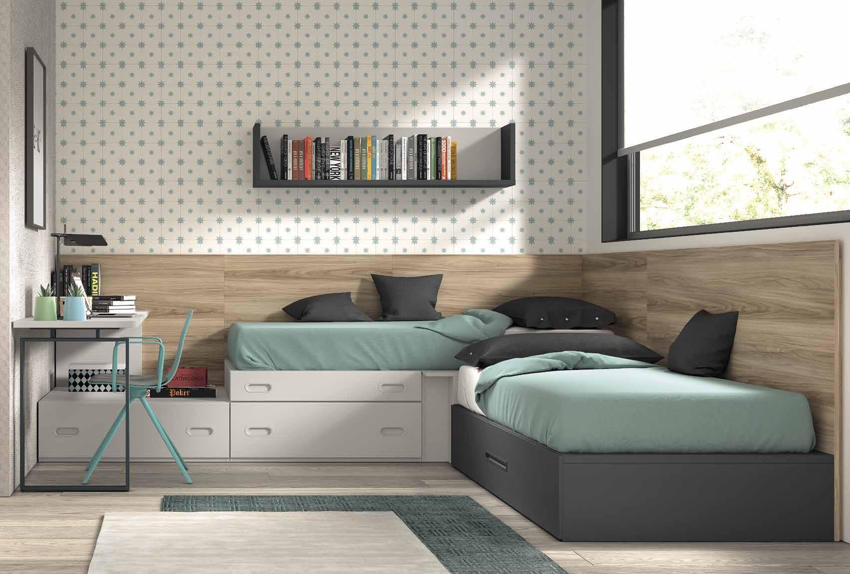 Dormitorio Juvenil Formas 159