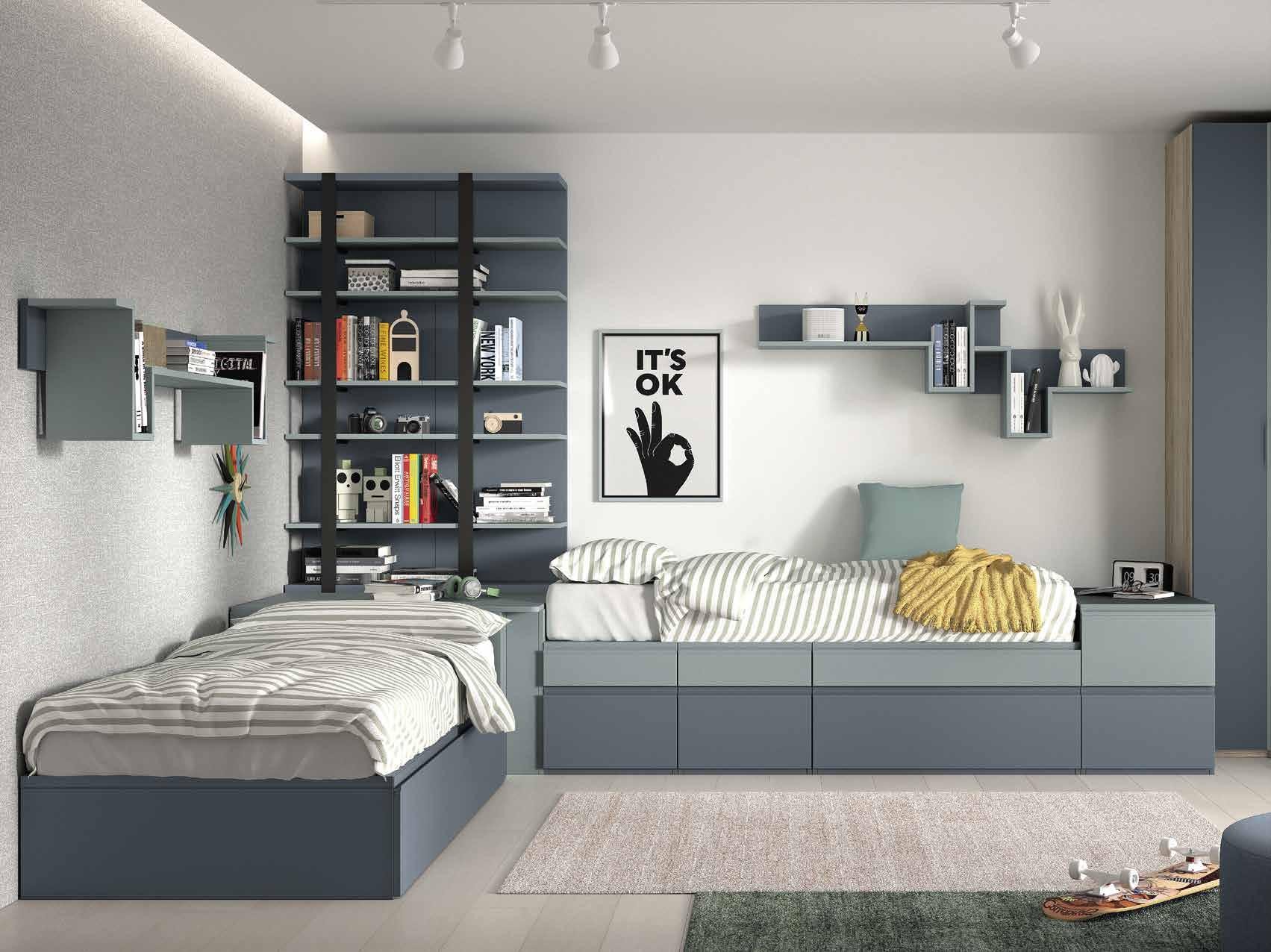 Dormitorio Juvenil Formas 161