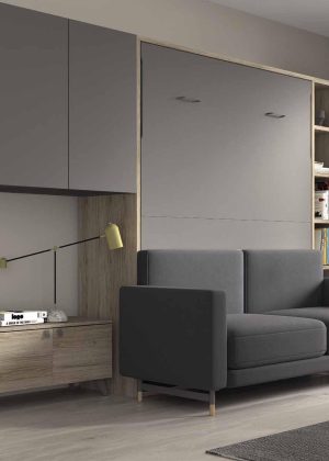 Cama Abatible con Sofá Formas 269