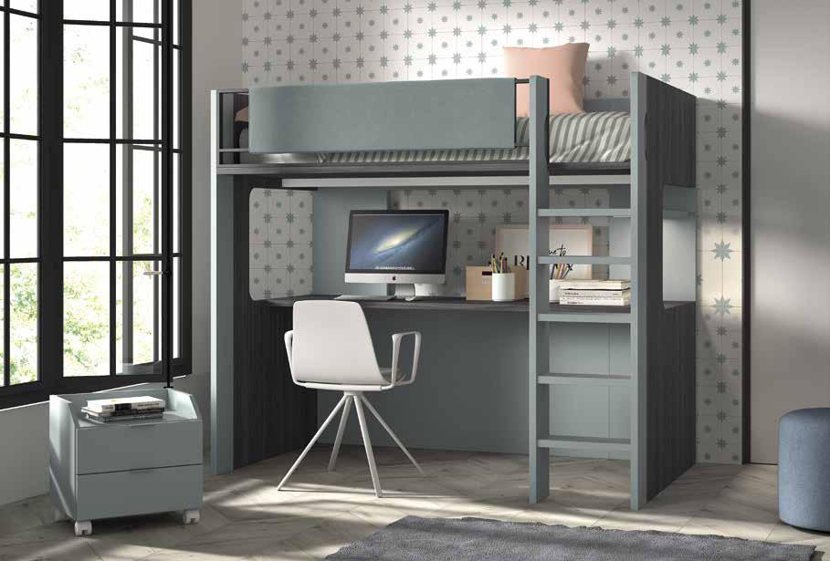 Dormitorio Juvenil Formas 205 - Imagen 2