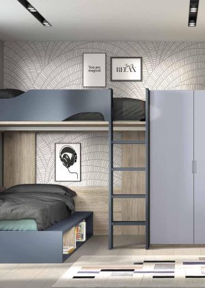 Dormitorio Juvenil Formas 208