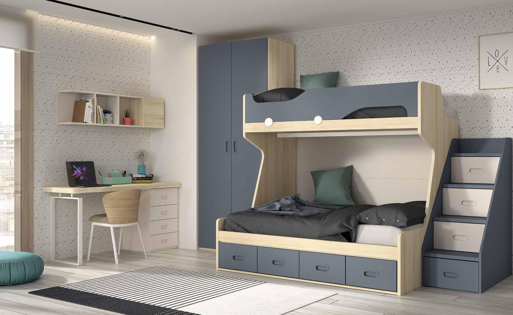 Dormitorio Juvenil Formas 210