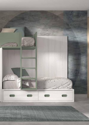 Dormitorio Juvenil Formas 214