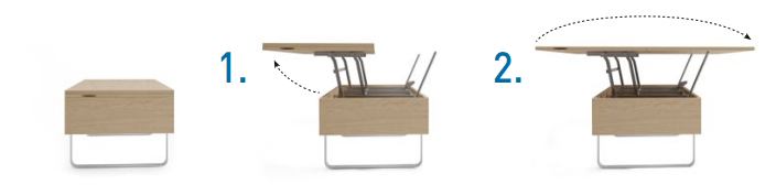 Mesa Elevable Tentra 4036 - Imagen 3