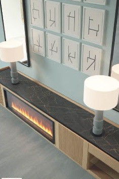 Mueble Salón con Chimenea ON 94. - Imagen 2