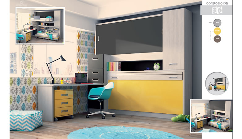 Litera Horizontal Abatible Villares.
