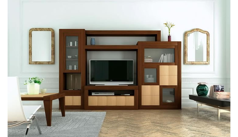 Mueble Apilable Frentes Roble Aracena.