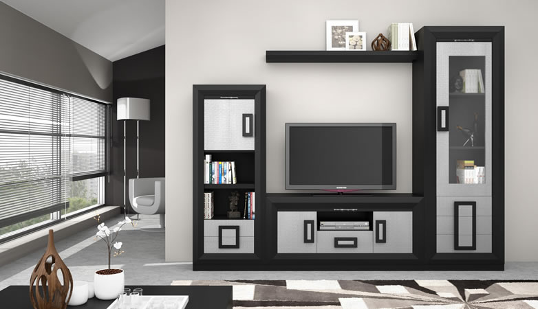 Mueble Apilable Moderno Lacado Olvera.