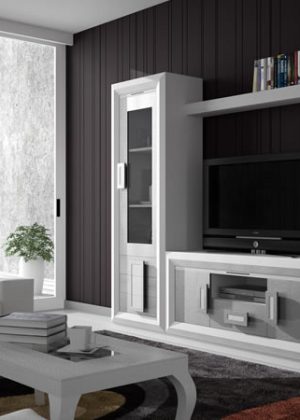 Mueble Apilable Moderno Lacado Rivera.