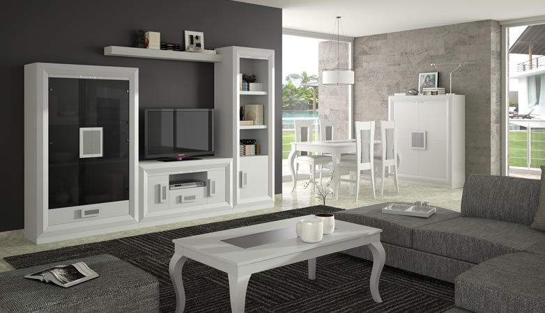 Mueble Apilable Moderno Lacado Prado.