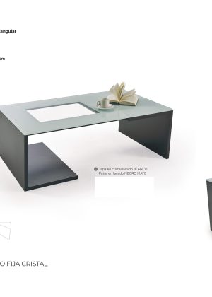 Mesa centro cristal.